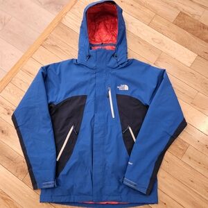The North Face Plasma Thermoball Jacket Blue Red Size Men's Small Hyvent Ski